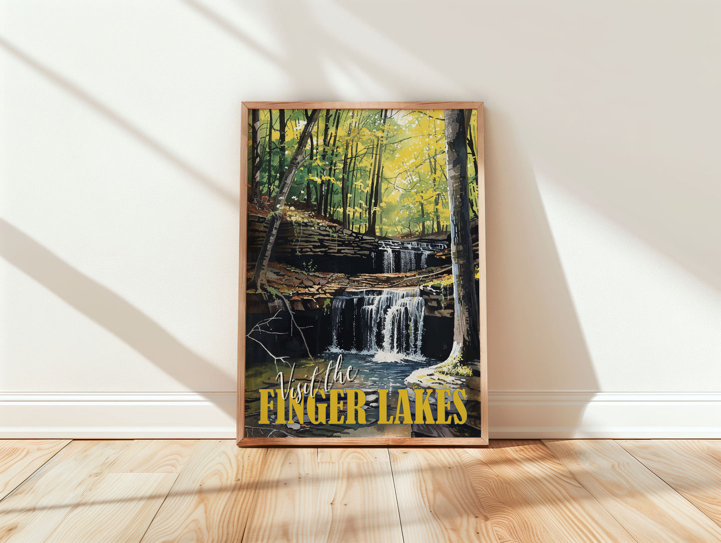 Finger Lakes Travel Poster
