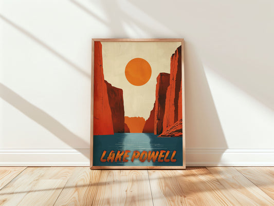 Lake Powell Travel Poster