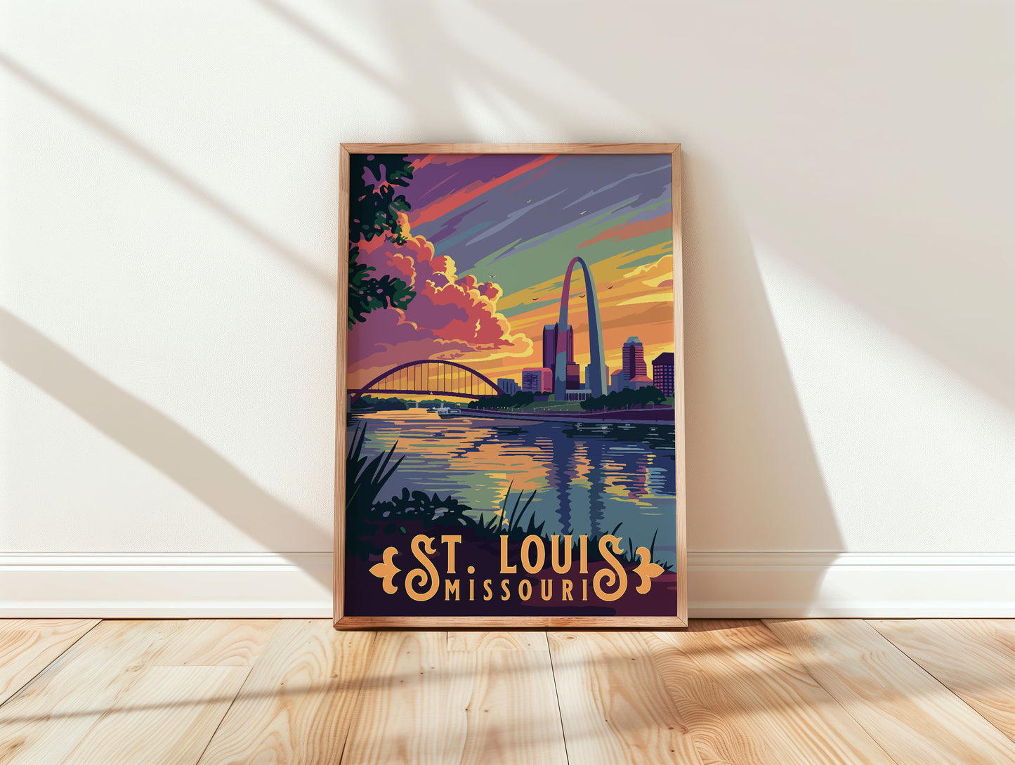 St. Louis Travel Poster