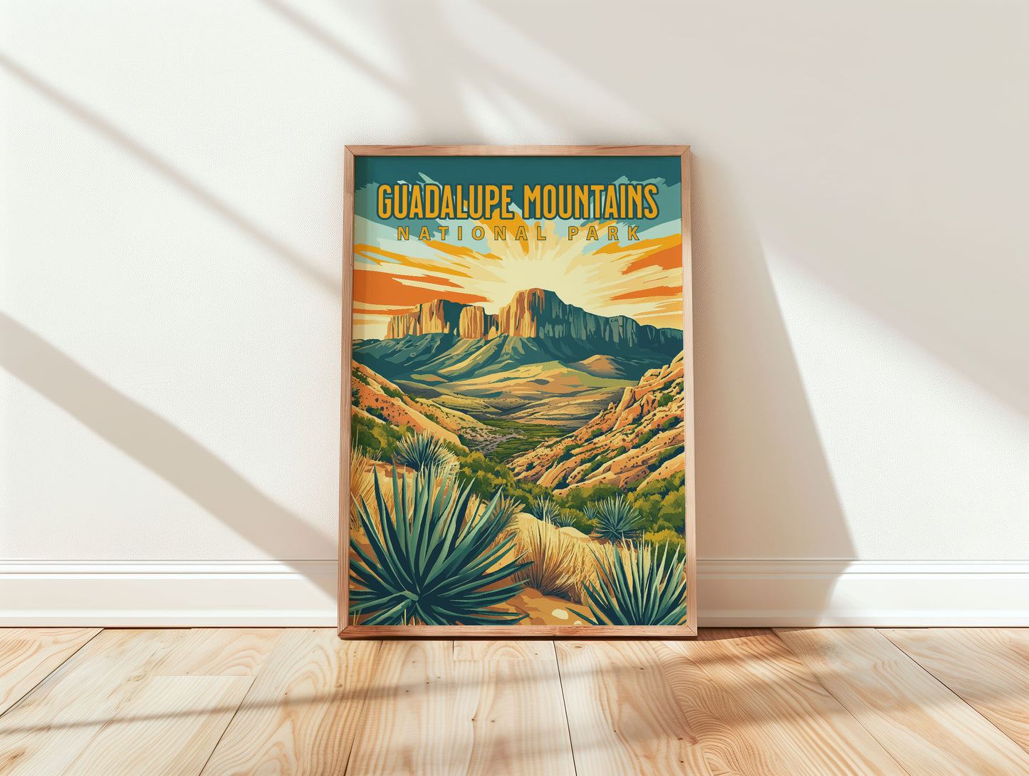 Guadalupe Mountains National Park Travel Poster