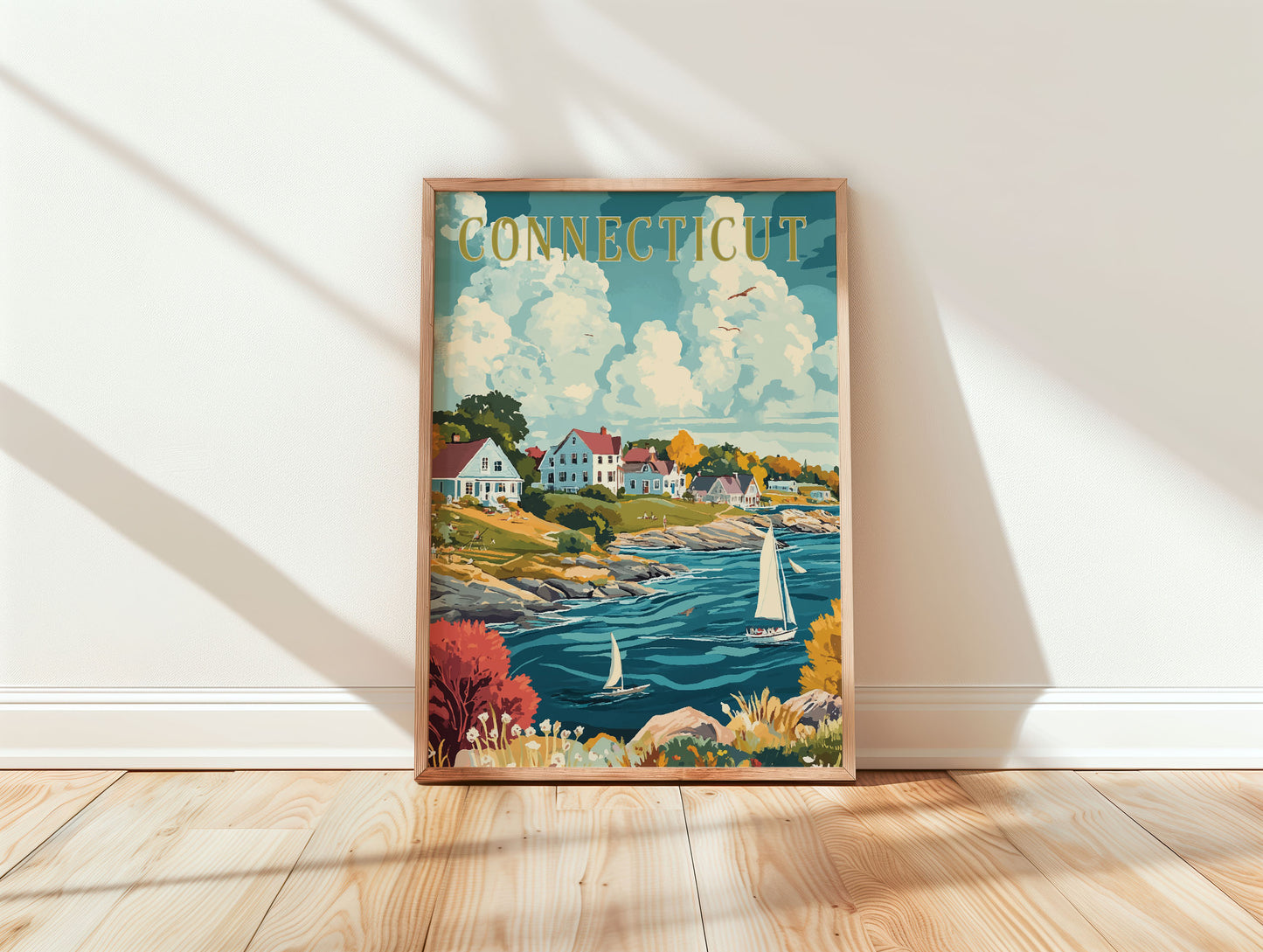 Connecticut Travel Poster