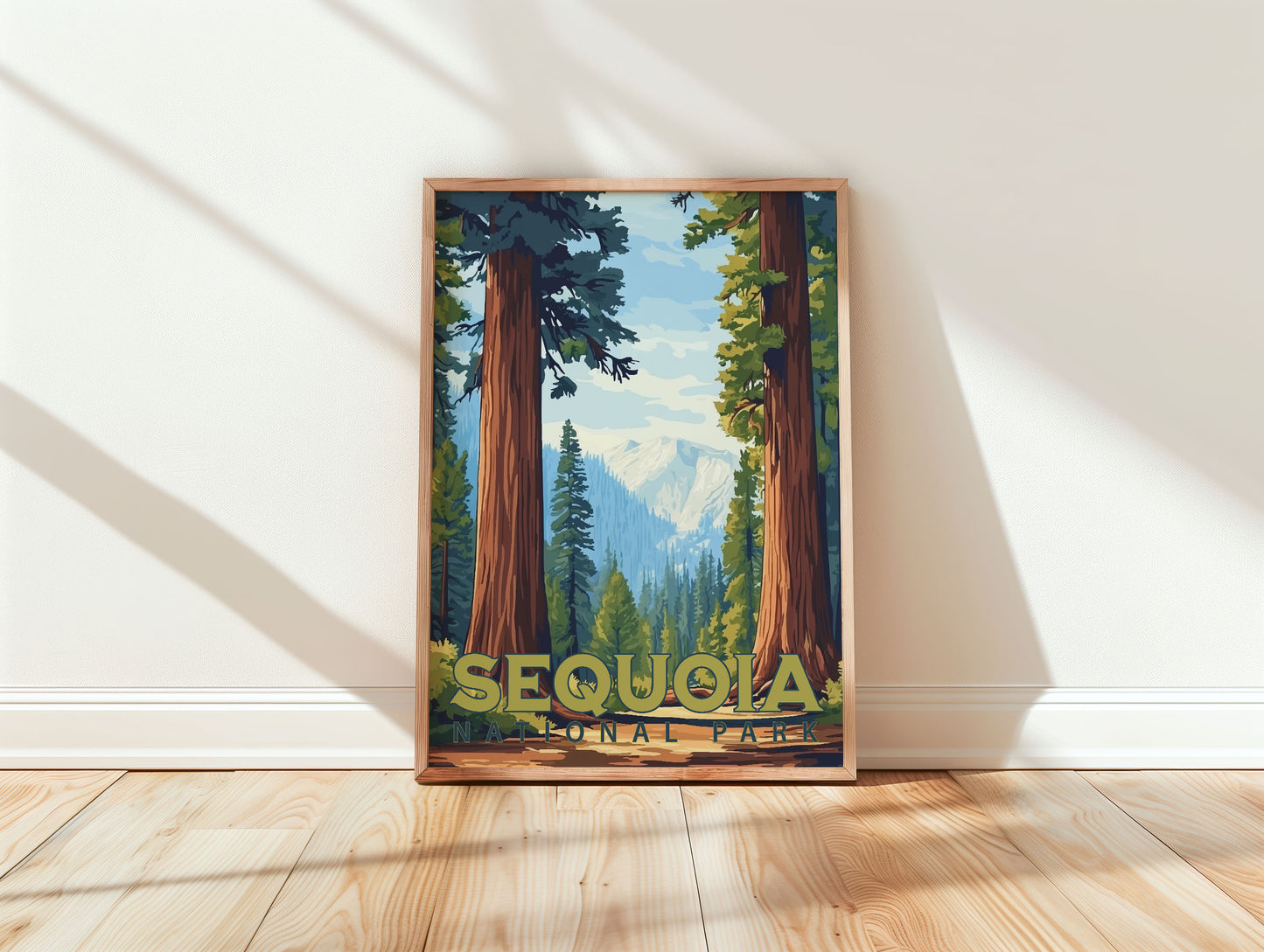 Sequoia National Park Travel Poster