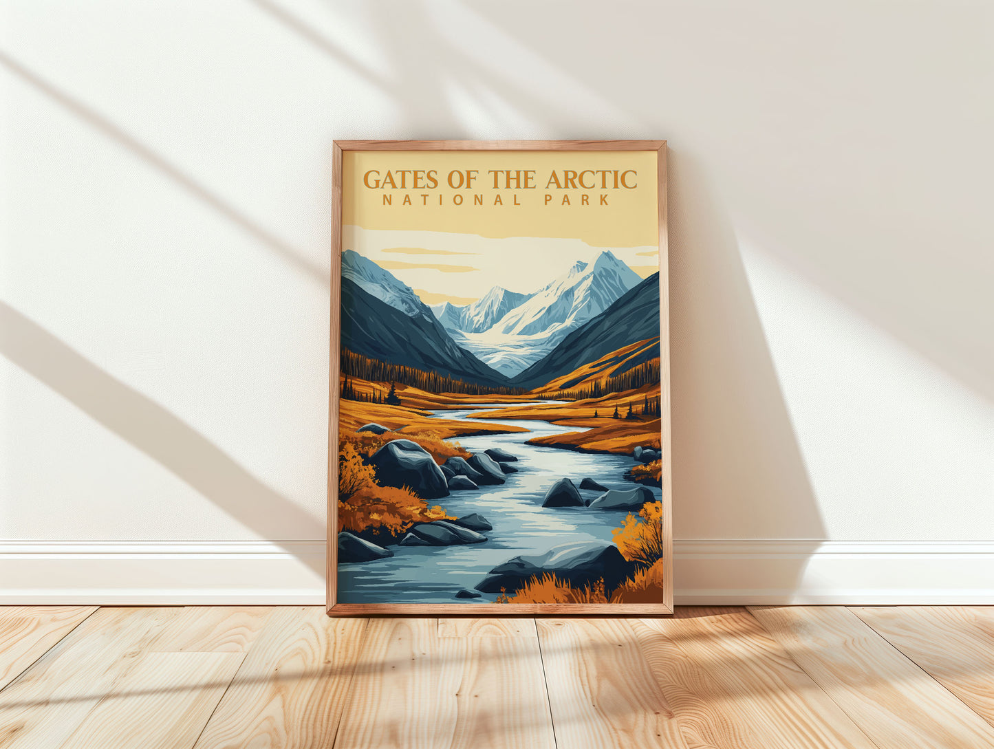 Gates of the Arctic National Park Travel Poster