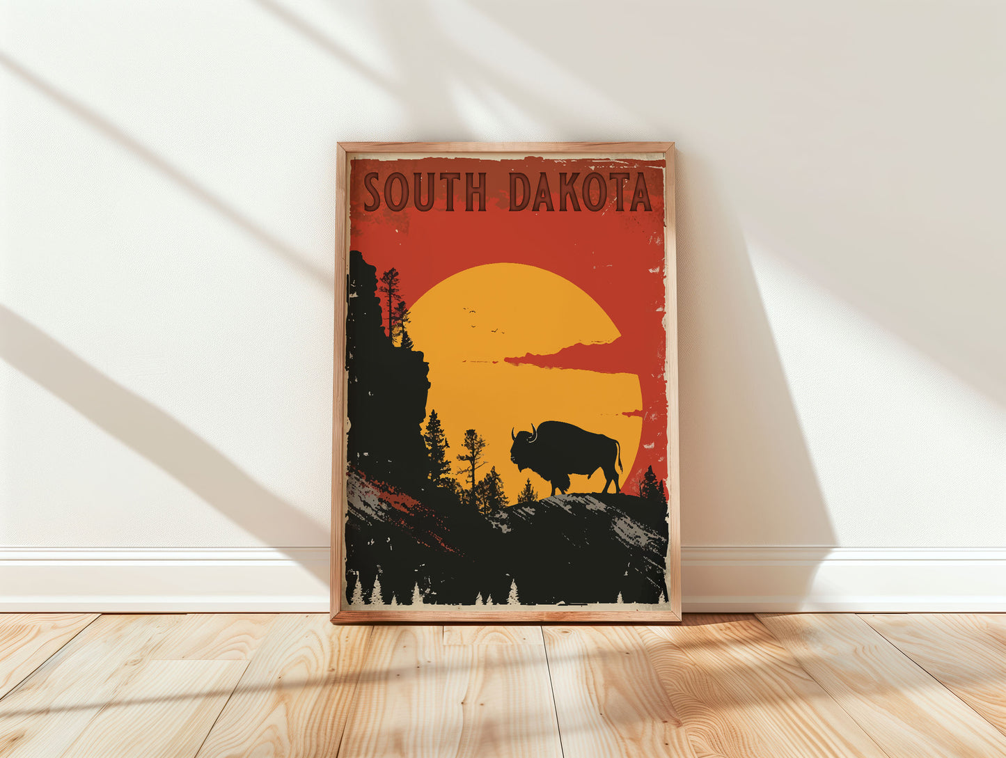 South Dakota Travel Poster