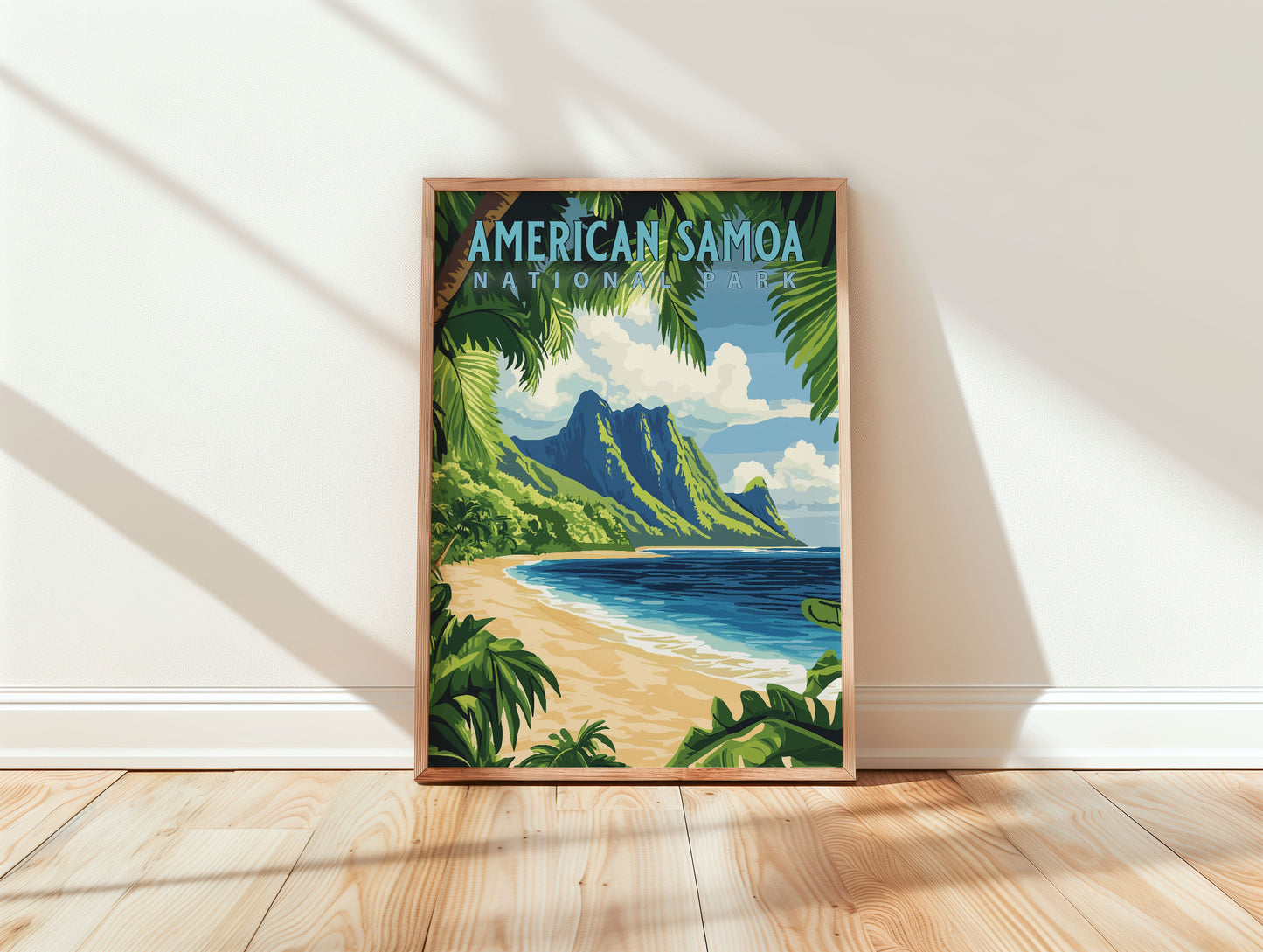 American Samoa National Park Travel Poster