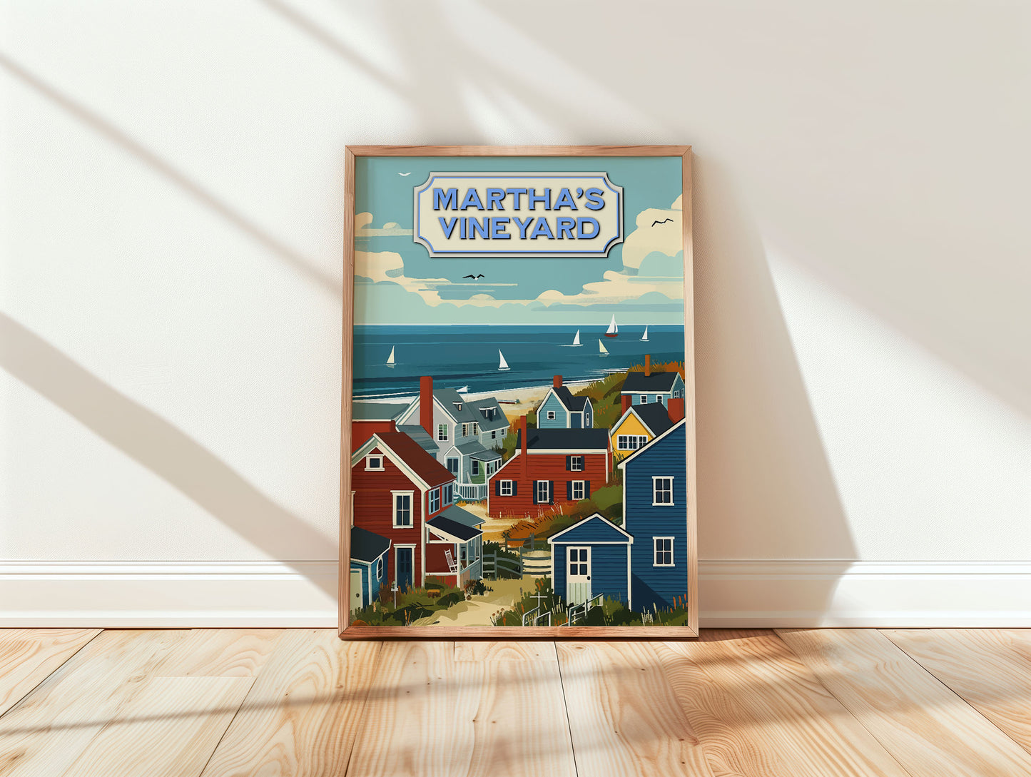 Martha's Vineyard Travel Poster