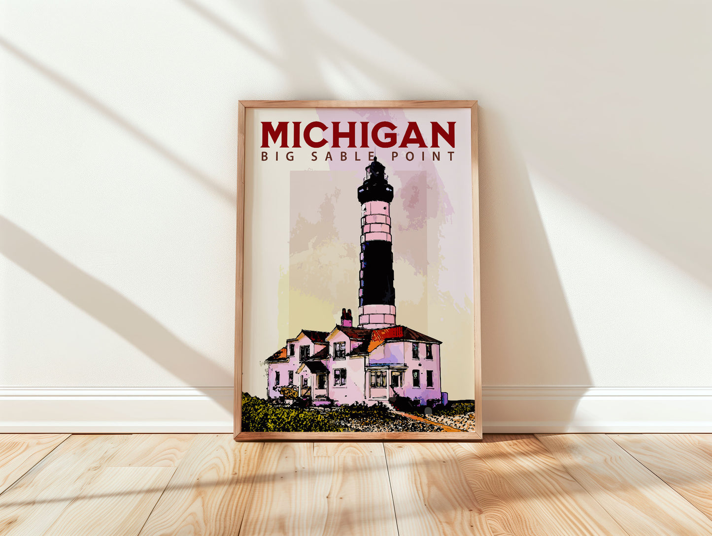 Big Sable Point Lighthouse Travel Poster