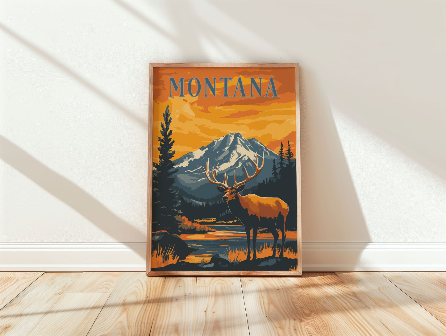 Montana Travel Poster