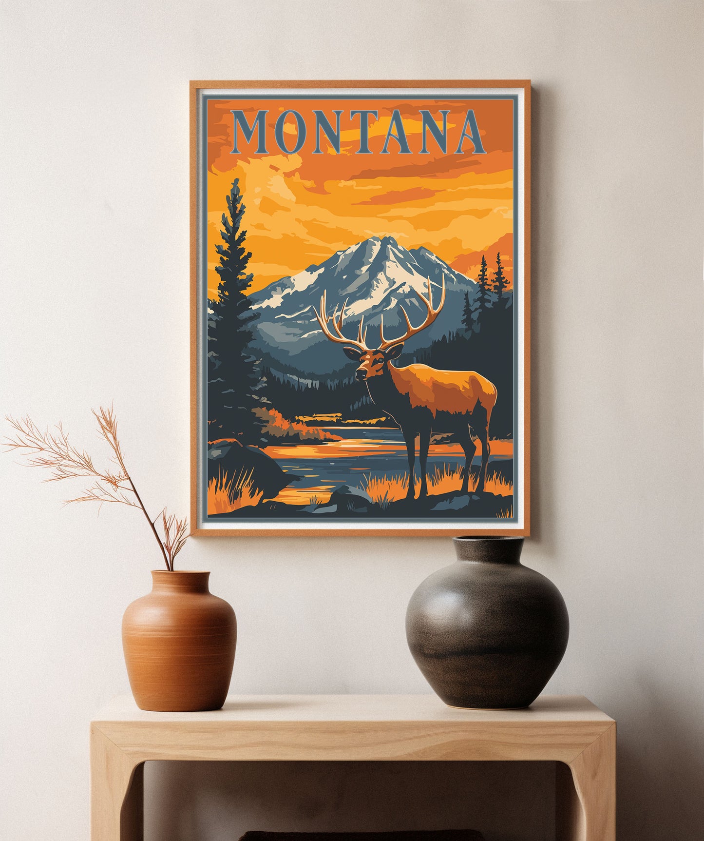 Montana Travel Poster