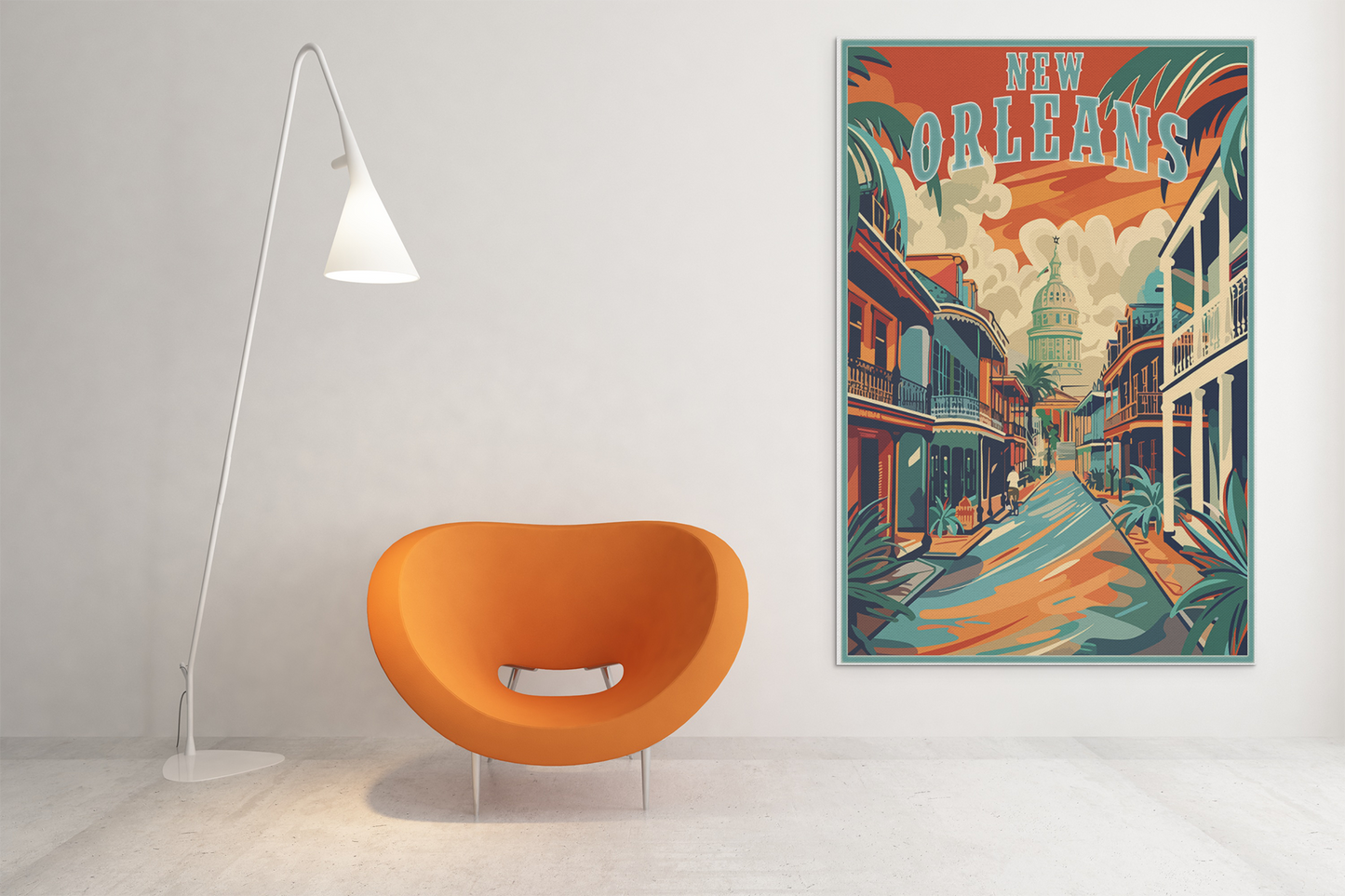 New Orleans Travel Poster