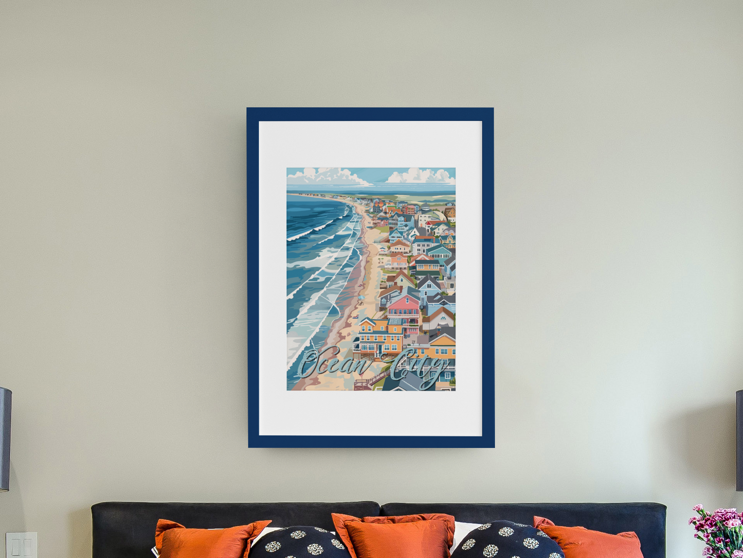 Ocean City Travel Poster