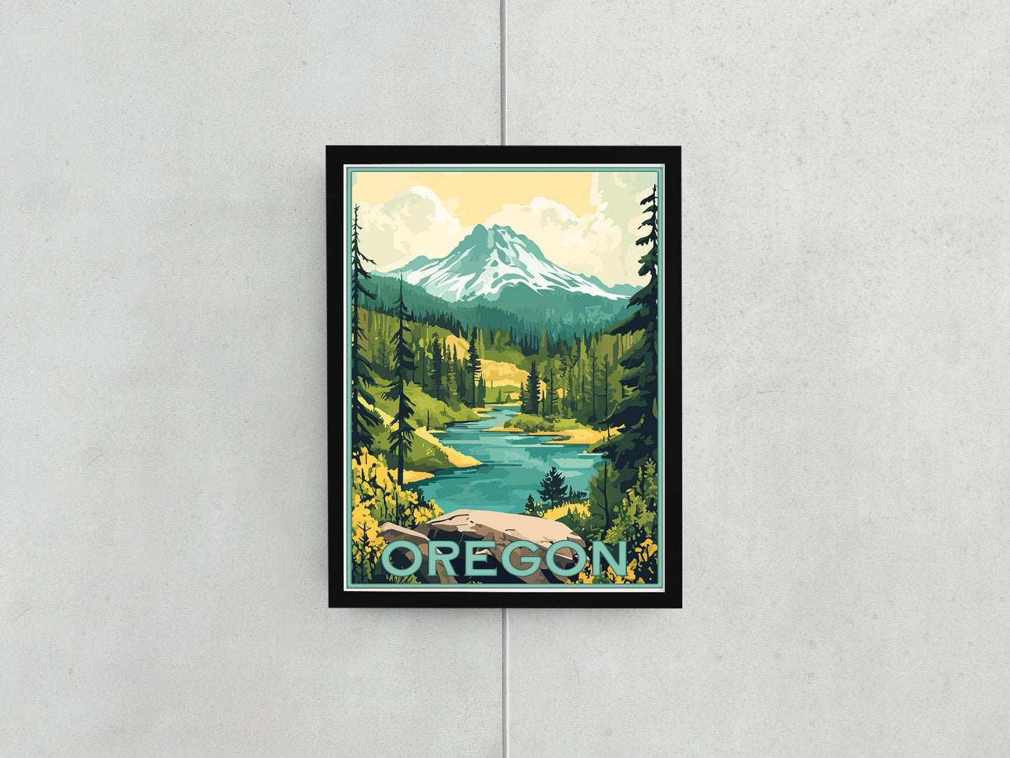 Oregon Travel Poster