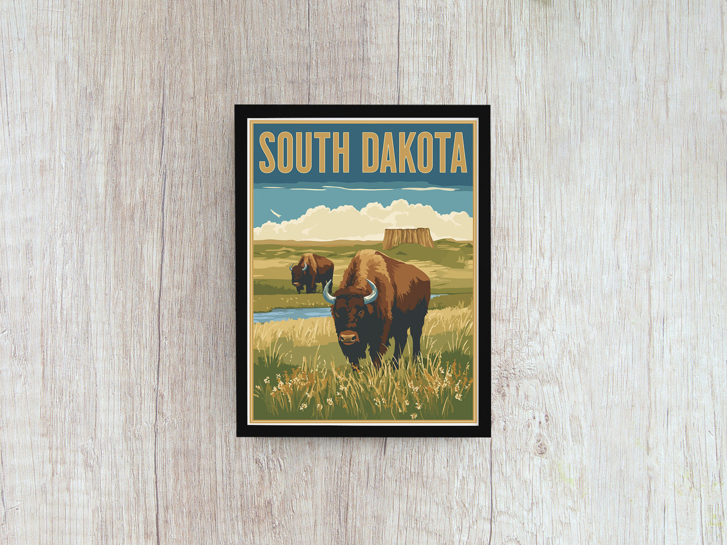 South Dakota Travel Poster