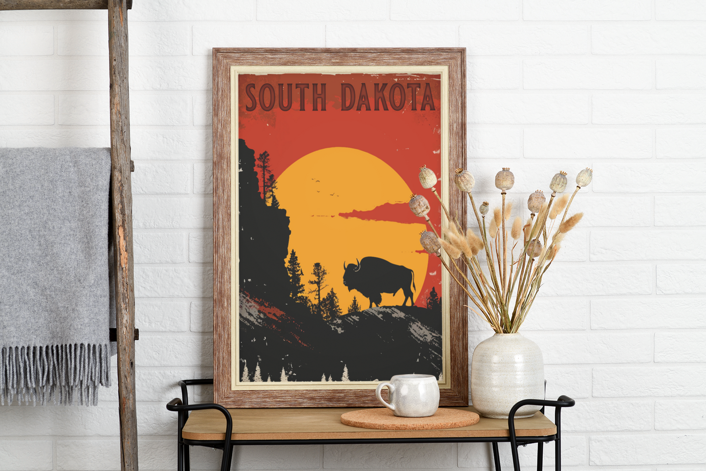South Dakota Travel Poster