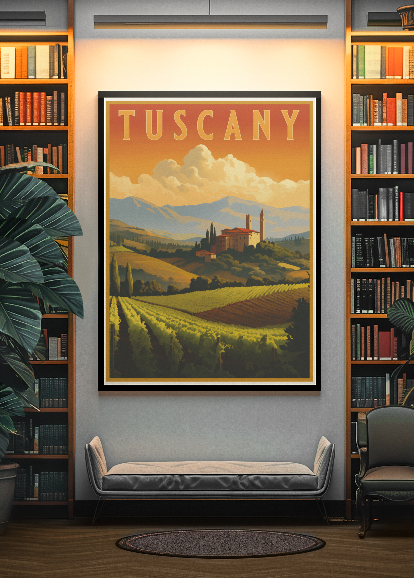Tuscany Travel Poster