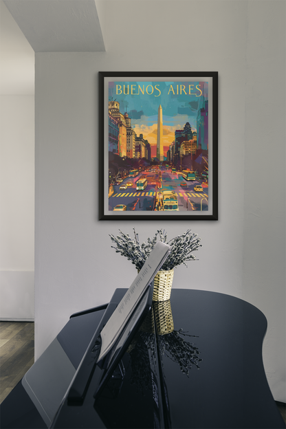 Buenos Aires Travel Poster