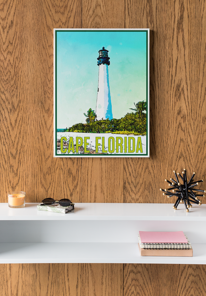 Cape Florida Travel Poster
