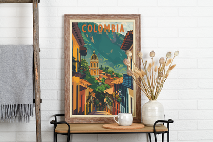 Colombia Travel Poster