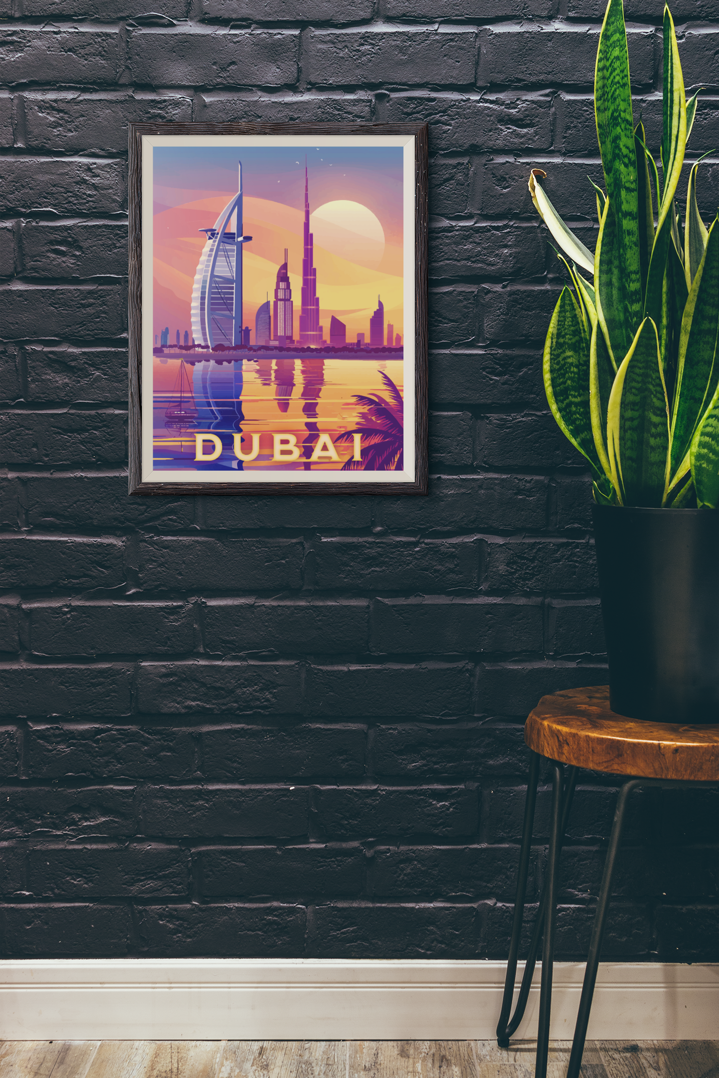 Dubai Travel Poster