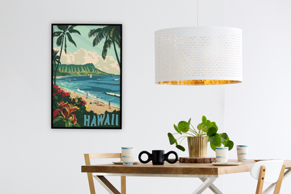 Hawaii Travel Poster