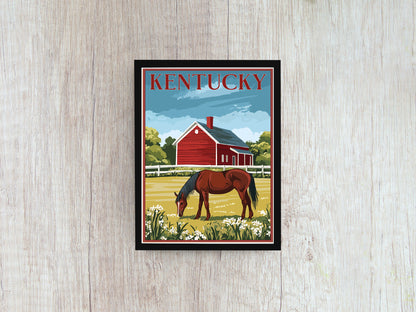 Kentucky Travel Poster