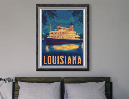 Louisiana Travel Poster