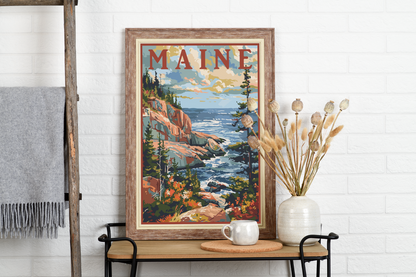Maine Travel Poster