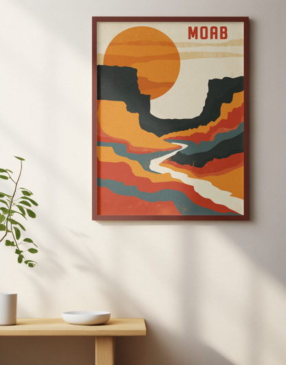 Moab Travel Poster