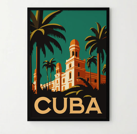 Cuba Travel Poster