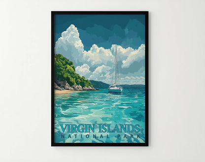 Virgin Islands National Park Travel Poster