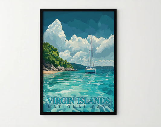 Virgin Islands National Park Travel Poster