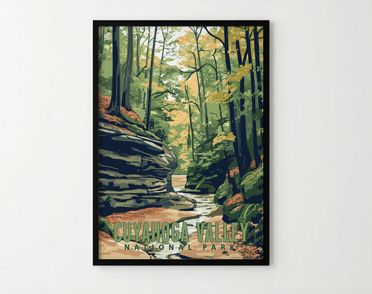 Cuyahoga Valley National Park Travel Poster