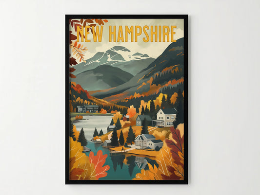 New Hampshire Travel Poster