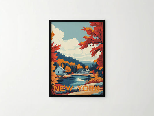 New York Travel Poster