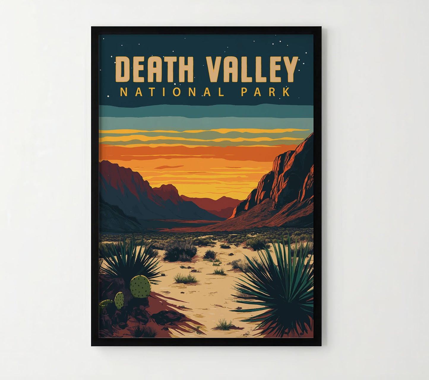Death Valley National Park Travel Poster
