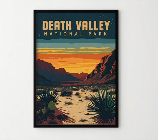 Death Valley National Park Travel Poster