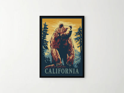 California Travel Poster