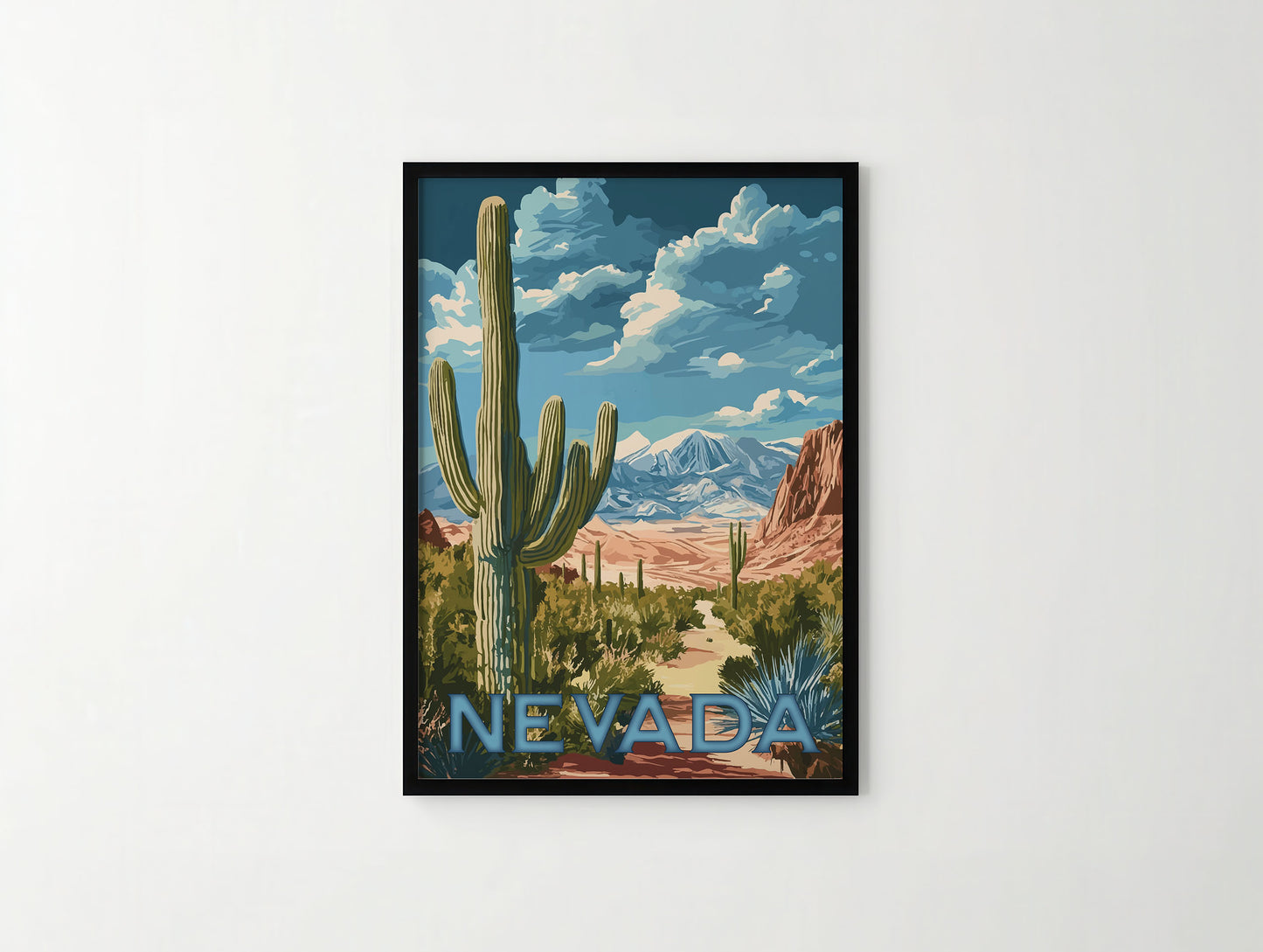 Nevada Travel Poster