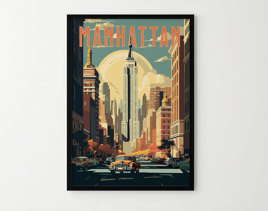 Manhattan Travel Poster