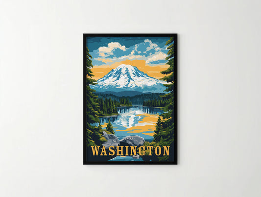Washington Travel Poster