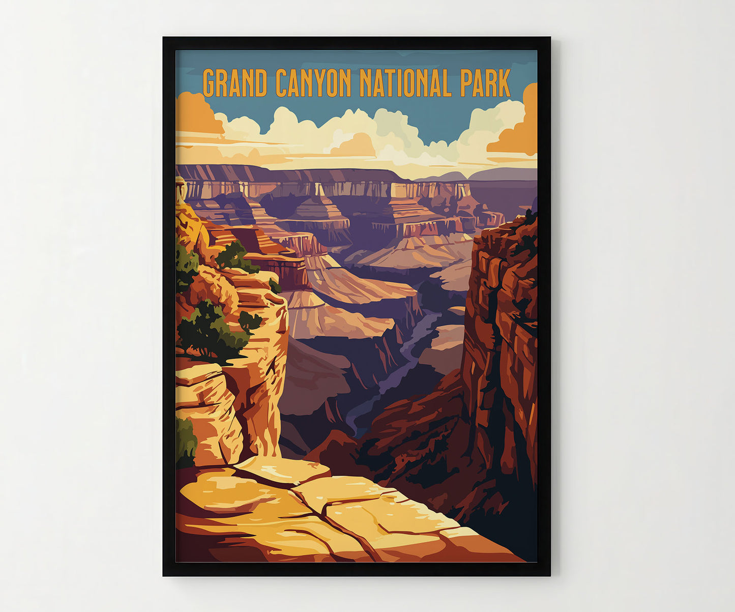 Grand Canyon National Park Travel Poster