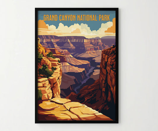 Grand Canyon National Park Travel Poster