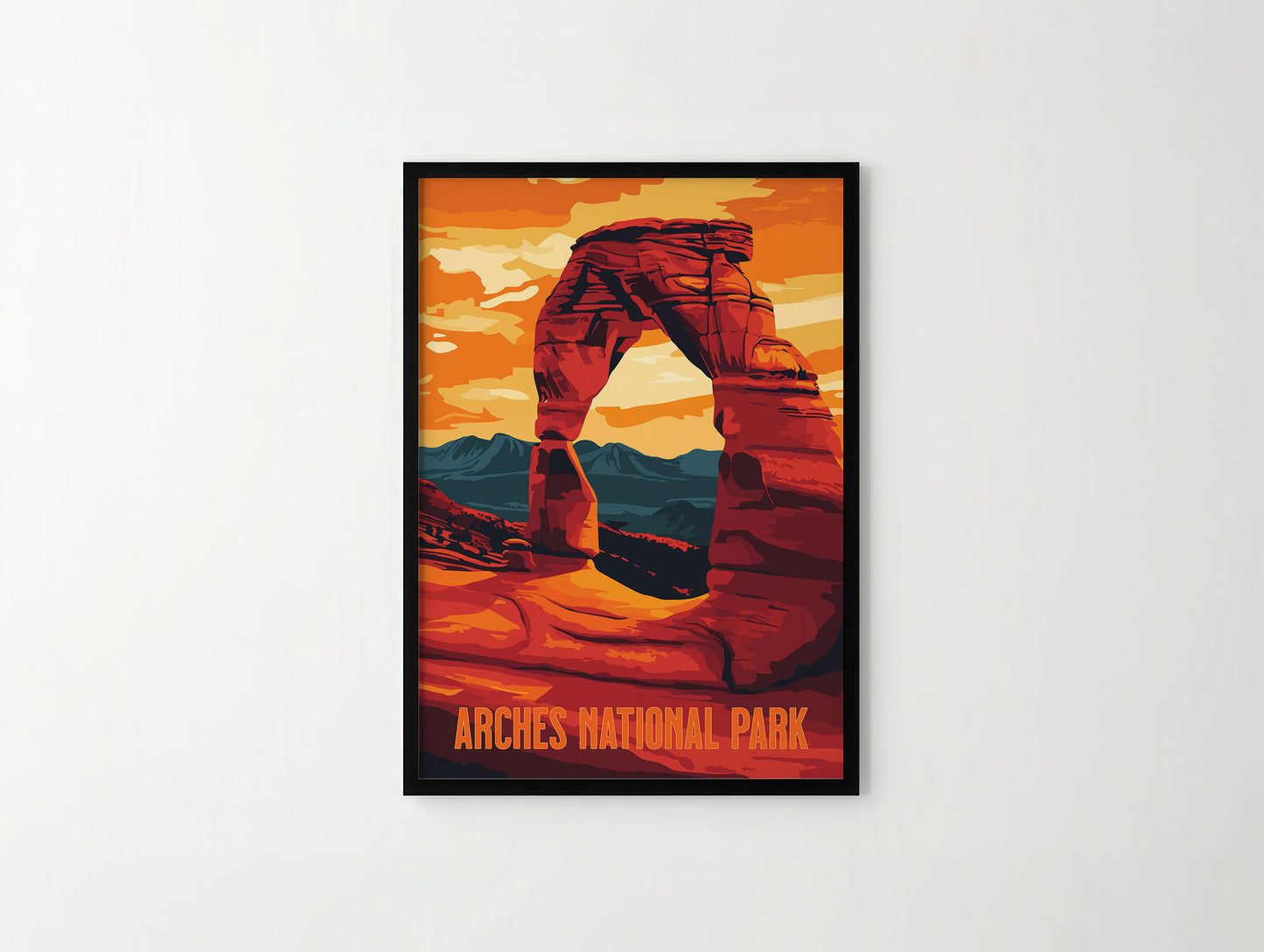 Arches National Park Travel Poster