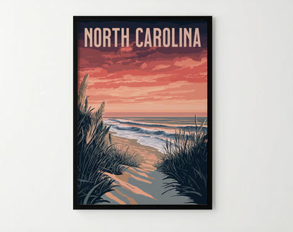 North Carolina Travel Poster