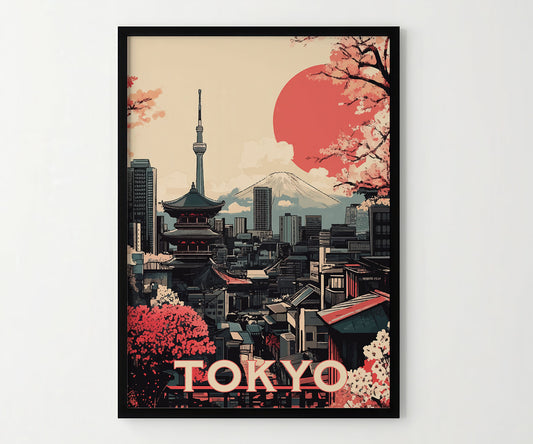 Tokyo Travel Poster
