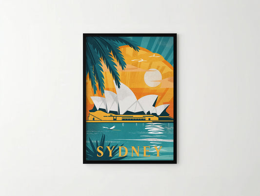 Sydney, Australia Travel Poster