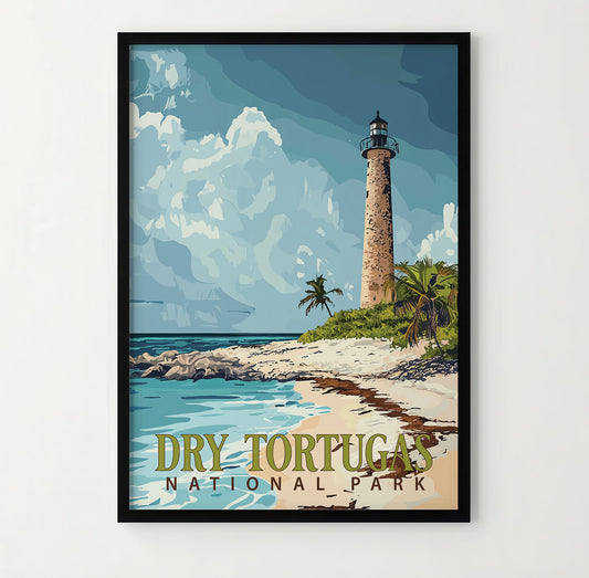 Dry Tortugas National Park Travel Poster