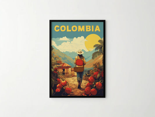 Colombia Travel Poster