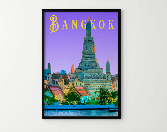 Bangkok Travel Poster