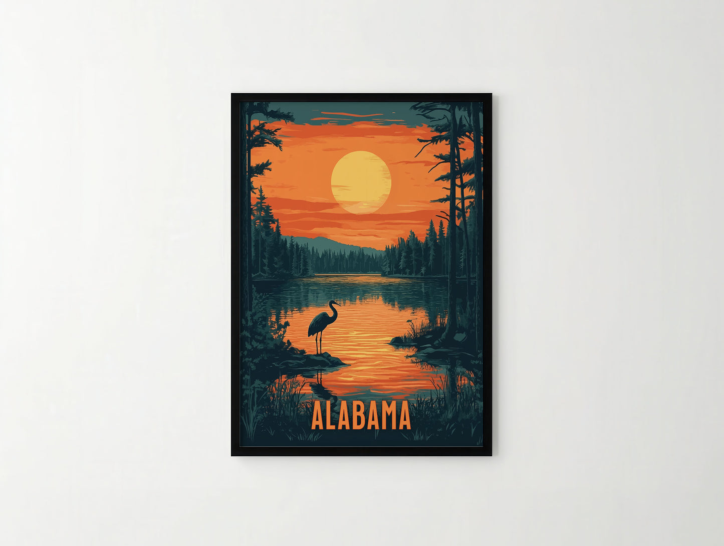 Alabama Travel Poster